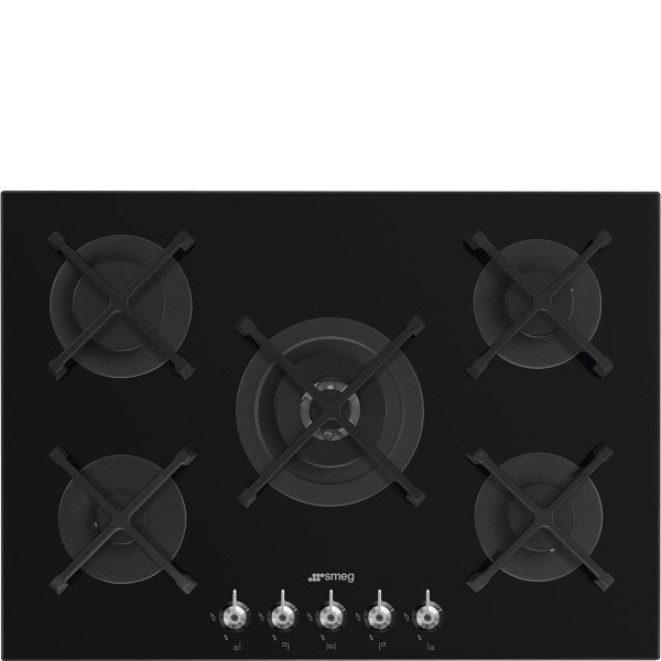 Taque de cuisson au gaz Smeg PV375N vooraanzicht