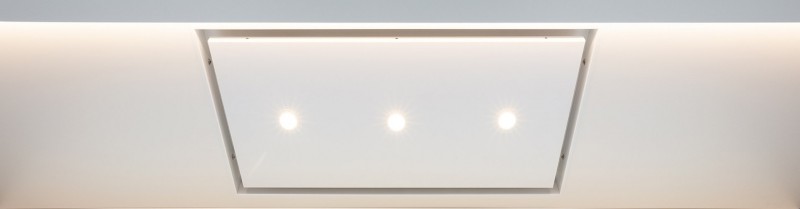 Dampkap inbouwgroep Venduro RA120MMIWHITE vooraanzicht