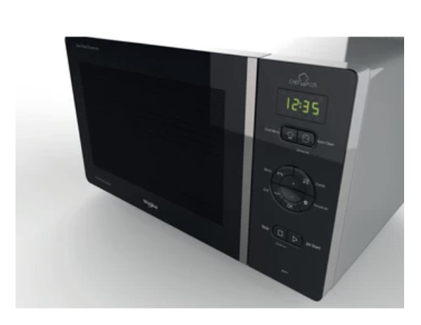 Micro-ondes pose-libre Whirlpool MCP347SL/zilver vooraanzicht