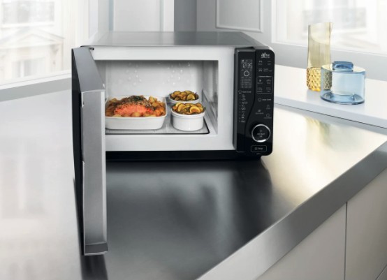 Micro-ondes pose-libre Whirlpool MWF421SL/zilver detail 1