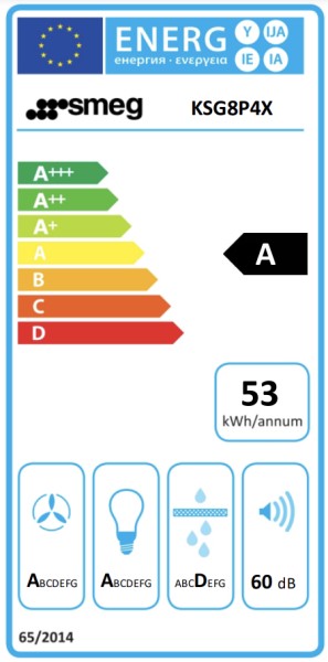 Hotte groupe aspirant Smeg KSG8P4X detail 4