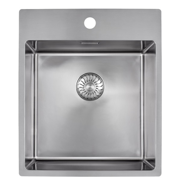 Enkele spoelbak Caressi CABLPP40KR10 vooraanzicht