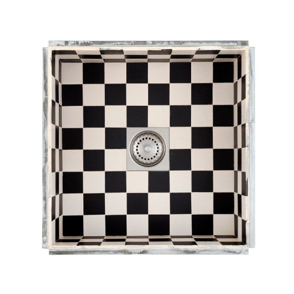 Evier 1 bassin Caressi CATO4040 vooraanzicht