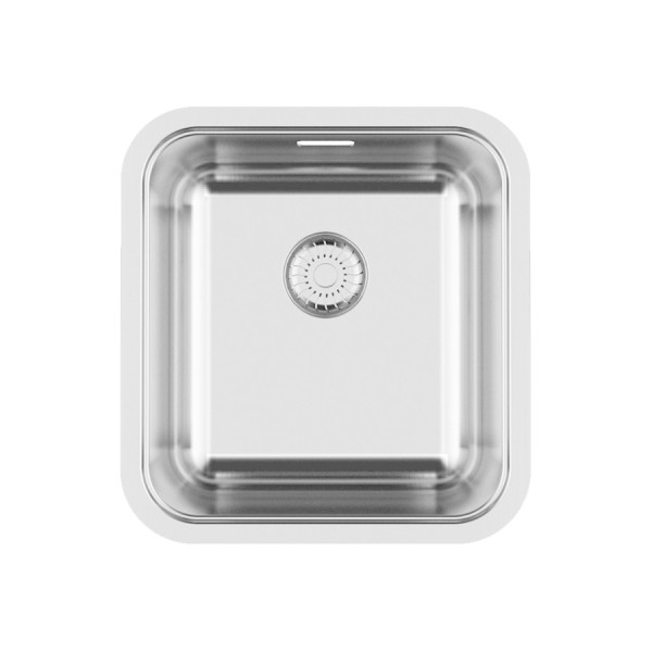 Evier 1 bassin Caressi CABLPP39R50 vooraanzicht