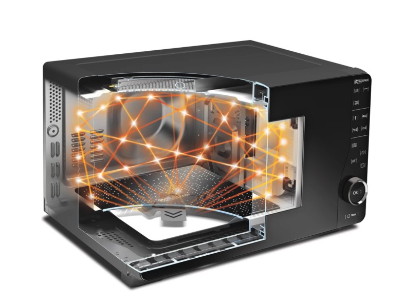 Microgolfoven vrijstaand Whirlpool MWF420BL/zwart detail 1