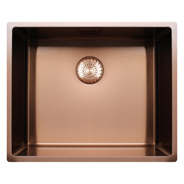 Enkele spoelbak Caressi CAPP50R10CO vooraanzicht