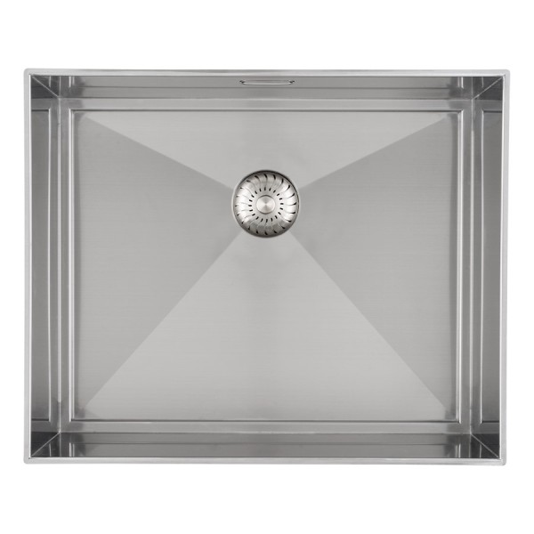 Enkele spoelbak Caressi CAPP50COMP vooraanzicht