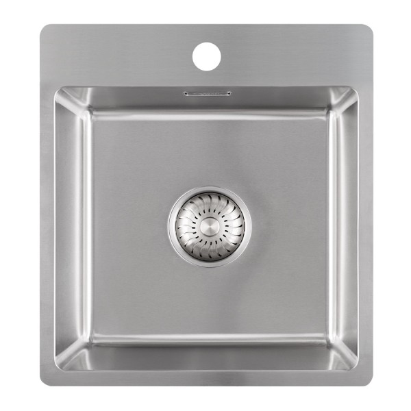 Evier 1 bassin Caressi CABL37KR15 vooraanzicht