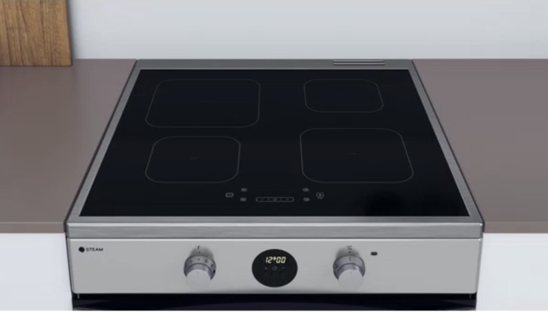 Cuisinière induction Indesit / by Whirlpool IS67IQ8CCX/Whirlpool- indesit detail 3