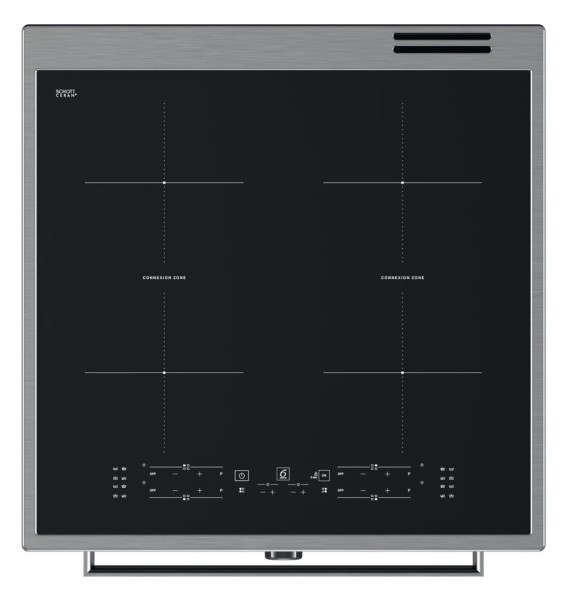 Cuisinière induction Whirlpool WS68IB8ACXFR/inox detail 3