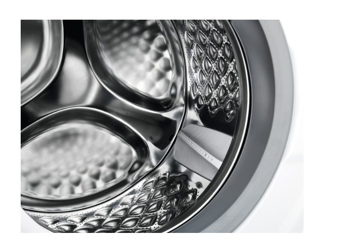 Wasmachine AEG LR85U844/zwarte deur detail 2