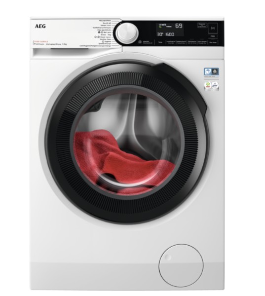 Wasmachine AEG LR75U964/zwart_deur vooraanzicht