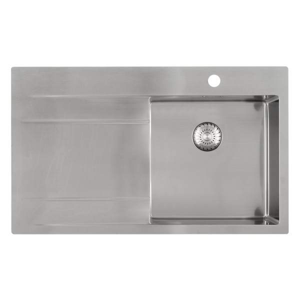 Enkele spoelbak Caressi CAPP40ABR vooraanzicht