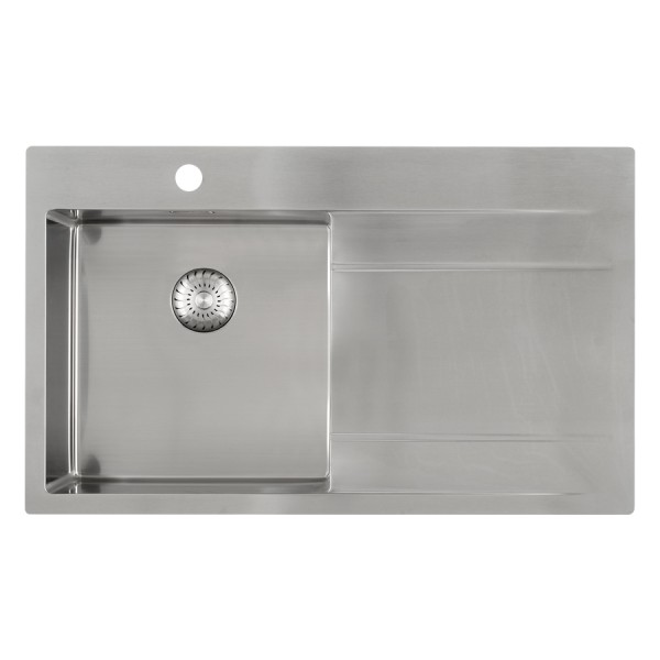 Enkele spoelbak Caressi CAPP40ABL vooraanzicht