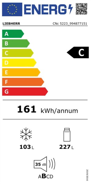 Combiné réfrigérateur/congélateur Liebherr CNC522320 detail 4