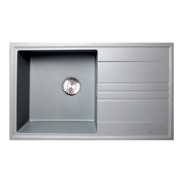 Evier 1 bassin Caressi CAGR40AGR-TU vooraanzicht