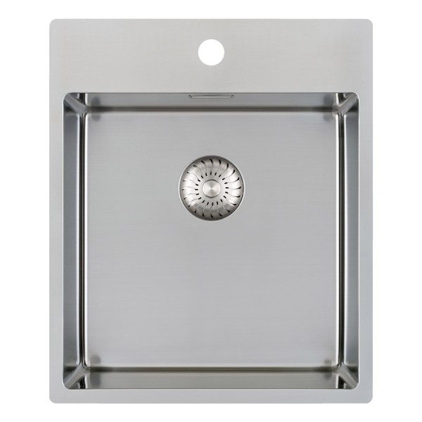 Enkele spoelbak Caressi CAPP40KR10 vooraanzicht