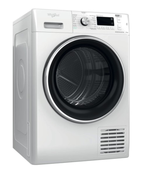 Droogkast Whirlpool FFTM119X2BXYBE / Inox Deur vooraanzicht