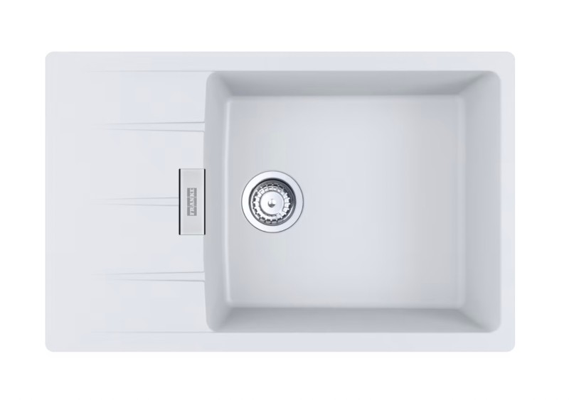 Enkele spoelbak Franke CNG61178MW1 vooraanzicht