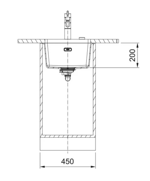 Enkele spoelbak Franke MRG110370KR1 detail 2