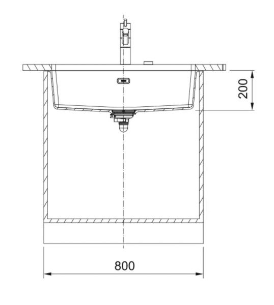Evier 1 bassin Franke MRG110720OX1 detail 2