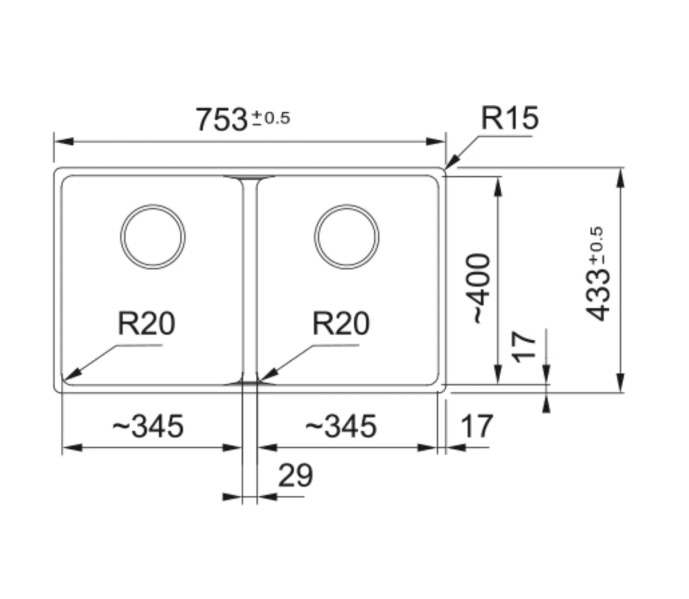 Evier 2 bassins Franke MRG220MB1 detail 1