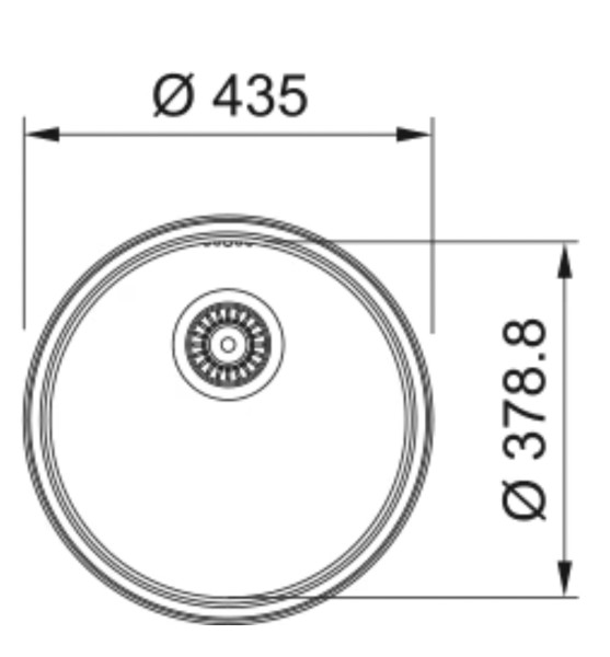 Enkele spoelbak Franke ROX610/1103801 detail 1