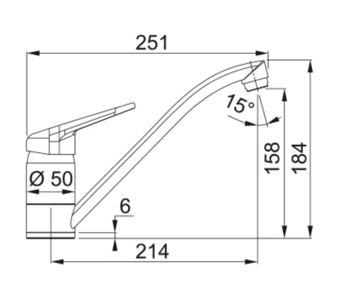 Robinet mono-commande Franke 301042 detail 2