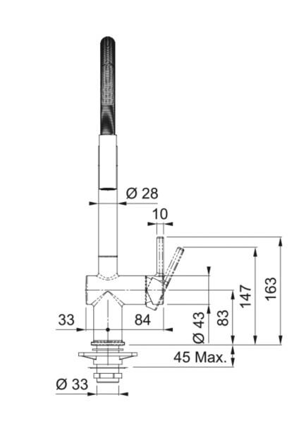 Robinet mono-commande Franke 301988 detail 3