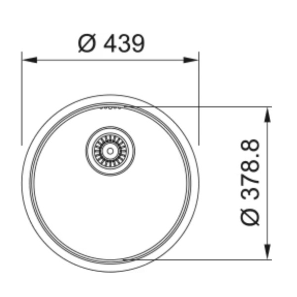 Enkele spoelbak Franke ROX2103801 detail 1
