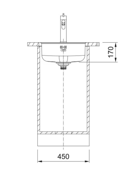Evier 1 bassin Franke ROX2103801 detail 2