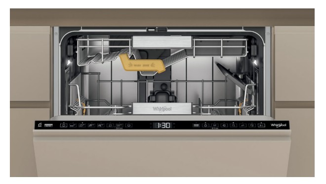 Lave-vaisselle full-intégré 60cm Whirlpool W8IHF58TUS detail 1