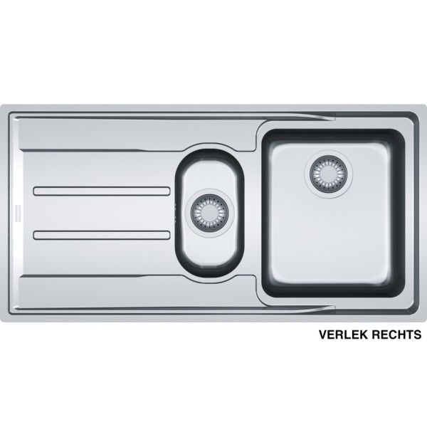 Evier 1 1/2 bassin Franke ANX251R1 vooraanzicht