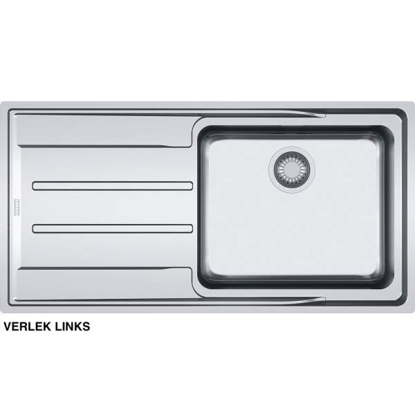 Enkele spoelbak Franke ANX211L1 vooraanzicht