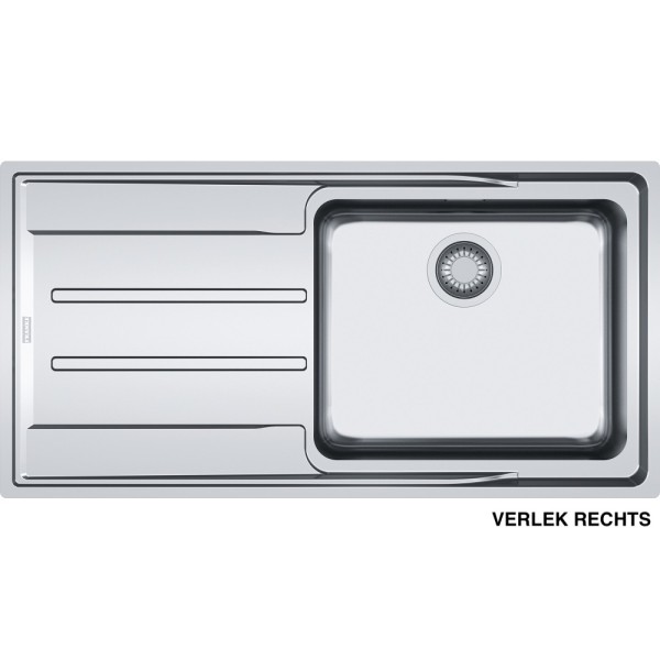 Enkele spoelbak Franke ANX211R1 vooraanzicht