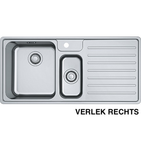 Evier 1 1/2 bassin Franke BCX251RP vooraanzicht