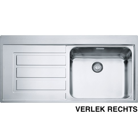 Enkele spoelbak Franke EOX211R1 vooraanzicht