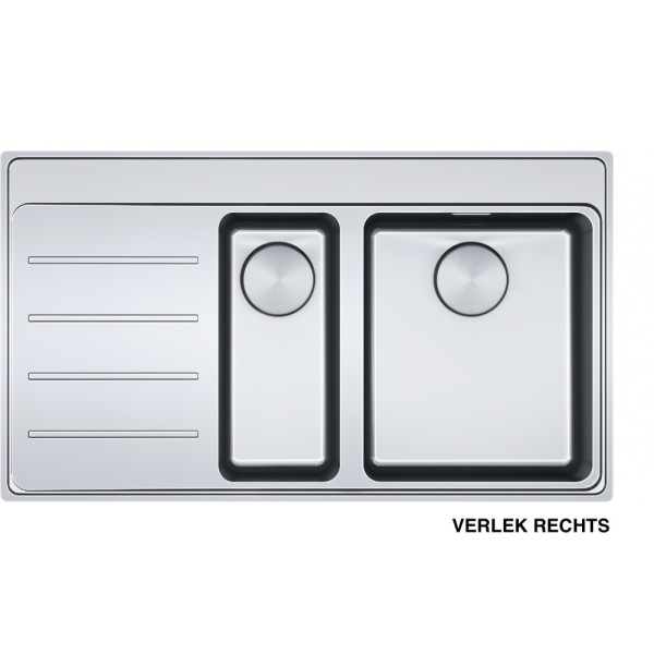 Evier 1 1/2 bassin Franke MYX251TLR1 vooraanzicht