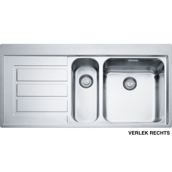 Evier 1 1/2 bassin Franke EOX251R1 vooraanzicht
