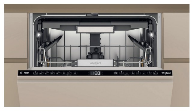 Vaatwasser volledig integreerbaar 60cm Whirlpool W7IHF60TU detail 1