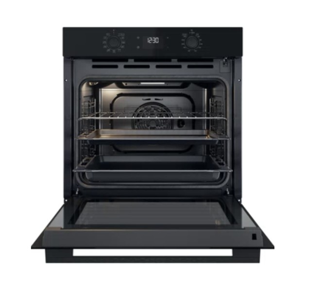 Four air pulsé/multifonction Whirlpool OMK58RU0B/zwart detail 1