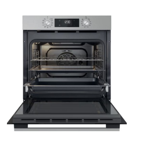 Four air pulsé/multifonction Whirlpool OMK58HU1X / Inox detail 1