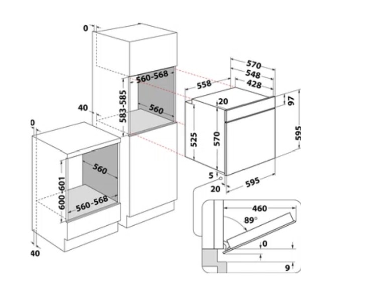 Multifunctie oven Whirlpool OMK58HU1X / Inox detail 5