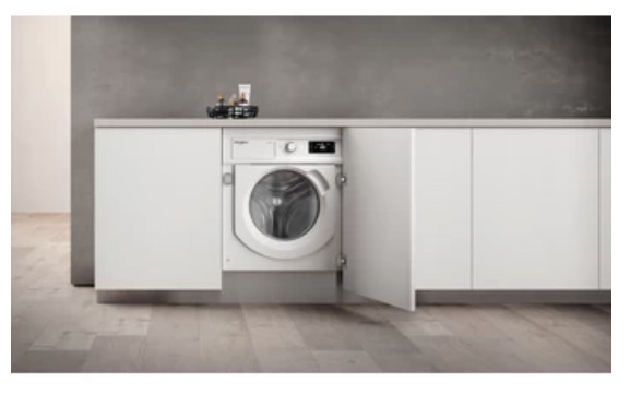 Lave- et sèche-linge combination encastrable Whirlpool BIWDWG961485EU detail 1