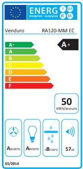 Hotte groupe aspirant Venduro RAFF120-MMWIT detail 2