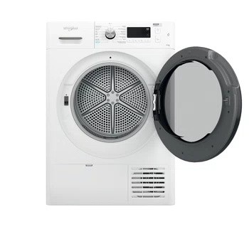 Droogkast Whirlpool FFTM119X2BBER / Zwarte Deur detail 1