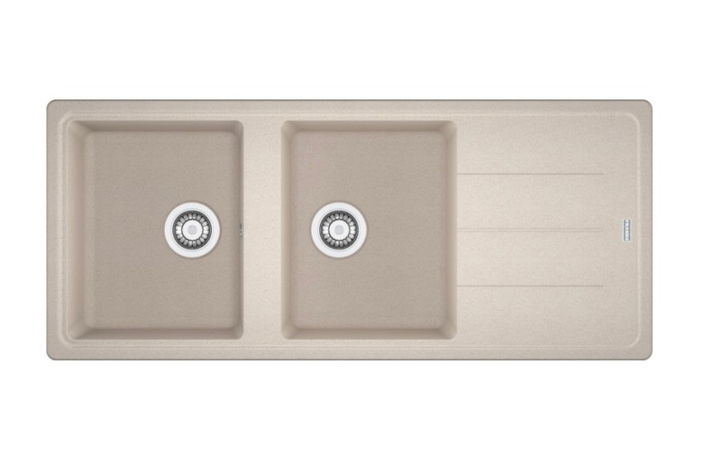 Dubbele spoelbak Franke BFG621KR1 vooraanzicht