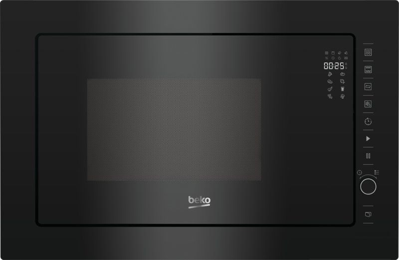 Combi : four + micro-ondes Beko BMCB25433BG / zwart vooraanzicht