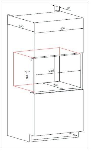 Microgolfoven inbouw met grill Beko BMGB20212B / Zwart detail 3