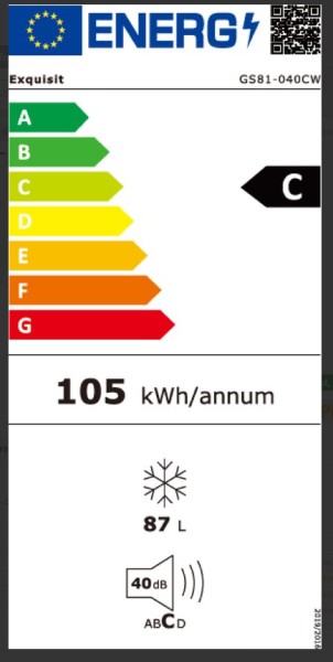Diepvries Exquisit GS81-040CW detail 1